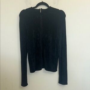 76.  EVIE Chic Velour Black Women's Cardigan Sweater black size Large